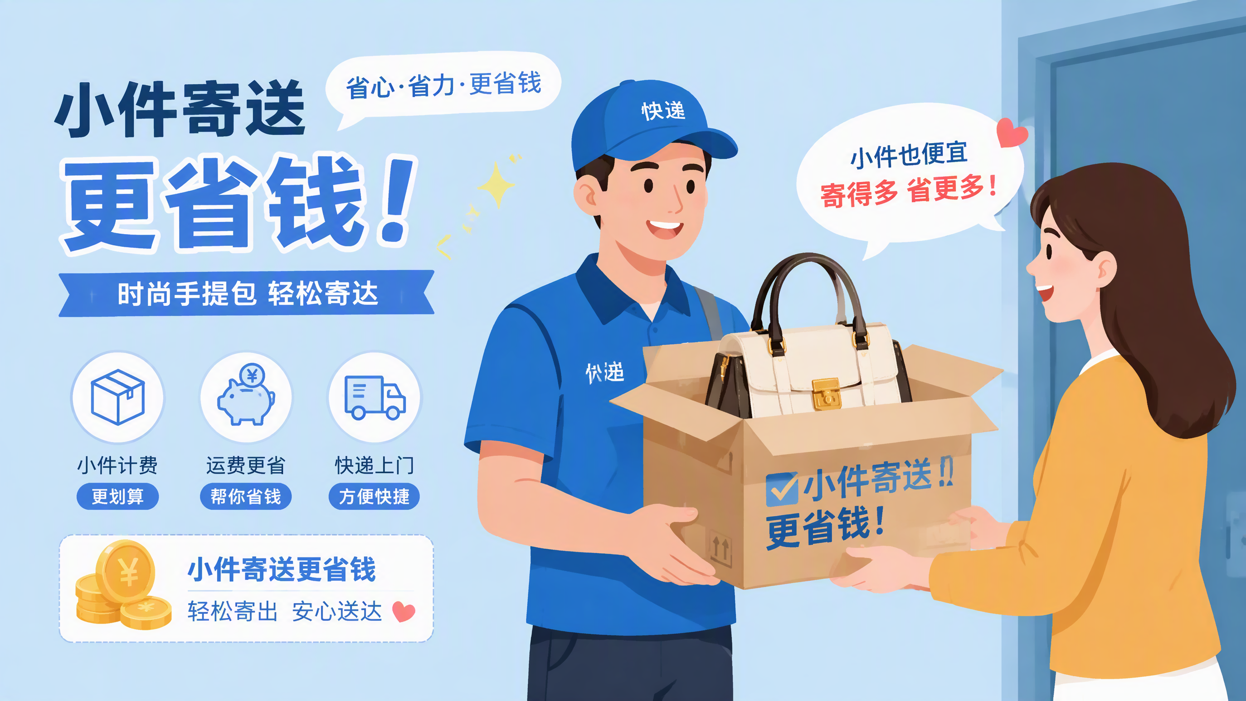 快递寄包怎么寄最便宜？快递社小件比价低至4折起省六成