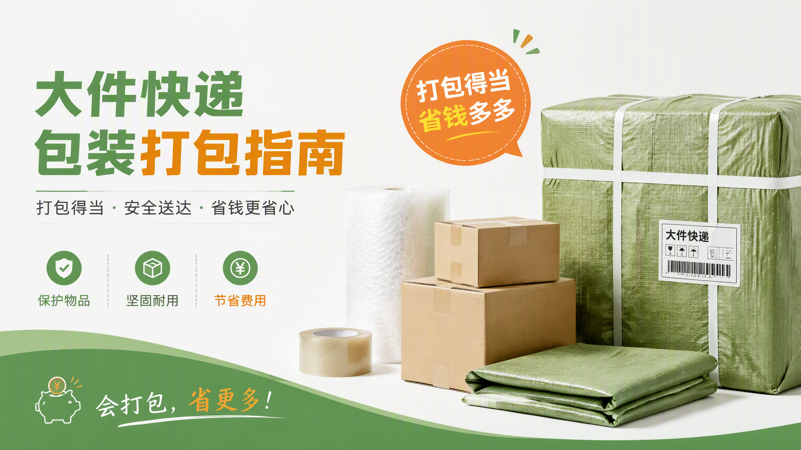 寄大件快递需要自己包装吗？快递社低至4折起比官方省六成